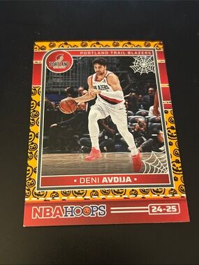Panini NBA Hoops Deni Avdija Trading Card - Red, Yellow